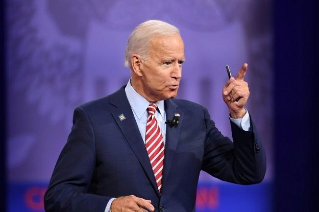 Democratic White House hopeful Joe Biden is pushing back fiercely against US President Donald Trump, who has repeatedly criticized the former vice president and accused him, without evidence, of being involved in corruption in Ukraine. PHOTO: AFP 
