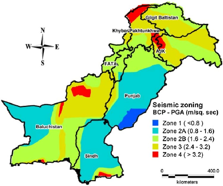 MAP FOR EARTHQUAKE RESISTANT BUILDINGS STORY