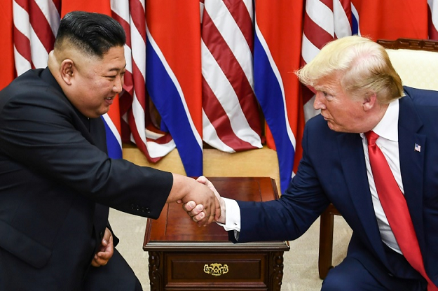 Kim Jong Un and Donald Trump have met three times. PHOTO: AFP