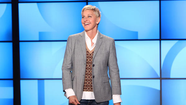 Ellen DeGeneres during a taping of The Ellen DeGeneres Show in 2011 in Burbank, Calif.