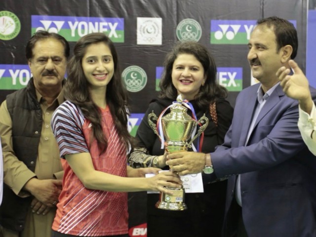 Badminton star Mahoor Shehzad wins gold in 2019 Pakistan International Series - The Express Tribune
