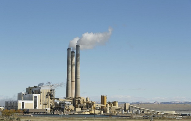 Emissions rise from the smokestacks of Pacificorp's coal-fired power plant in Castle Dale, Utah, in October 2017. PHOTO: AFP