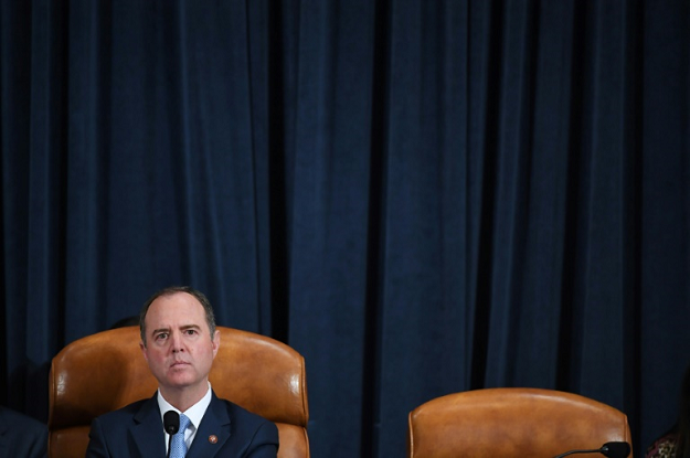 House Intelligence Committee chair Adam Schiff, who leads the Democrats' impeachment inquiry of President Donald Trump, said Trump's alleged offenses are far worse than those of discraced former president Richard Nixon. PHOTO: AFP
