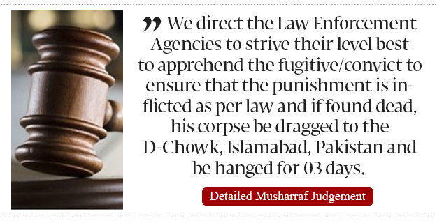If Musharraf dies, hang corpse at D-Chowk: Justice Seth