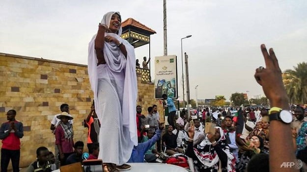 Ala Saleh has become a voice for women's rights in Sudan, where centuries of patriarchal traditions and decades of strict laws under the former regime have severely restricted the role of women. Photo: AFP