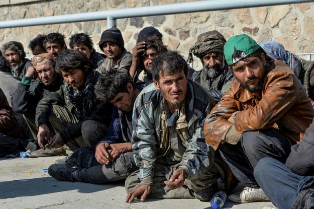 The men, arrested on the streets of the Afghan capital, have been sent to a compulsory detox programme established to tackle an explosion in the use and production of highly addictive methamphetamine. PHOTO: AFP 