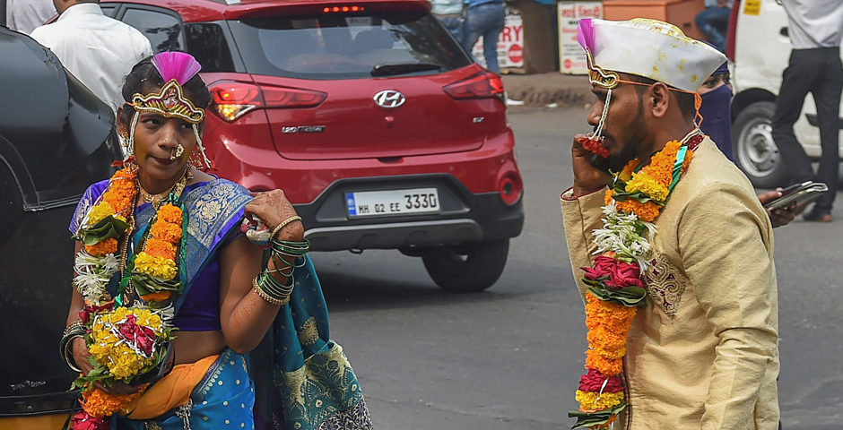 Many Indian families are tightening their belts and slashing spending on weddings. Photo: AFP