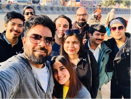 iqra aziz yasir hussain visit tharparkar as part of water accessibility project