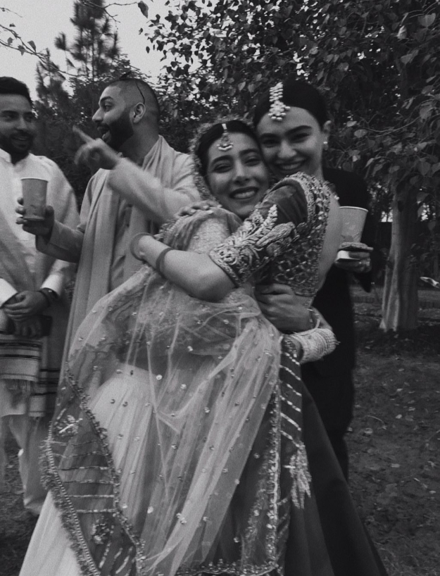 Saheefa Jabbar Khattak with the bride