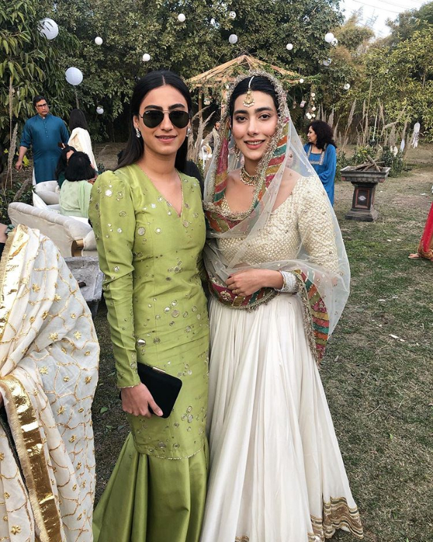 Rehmat Ajmal with the bride