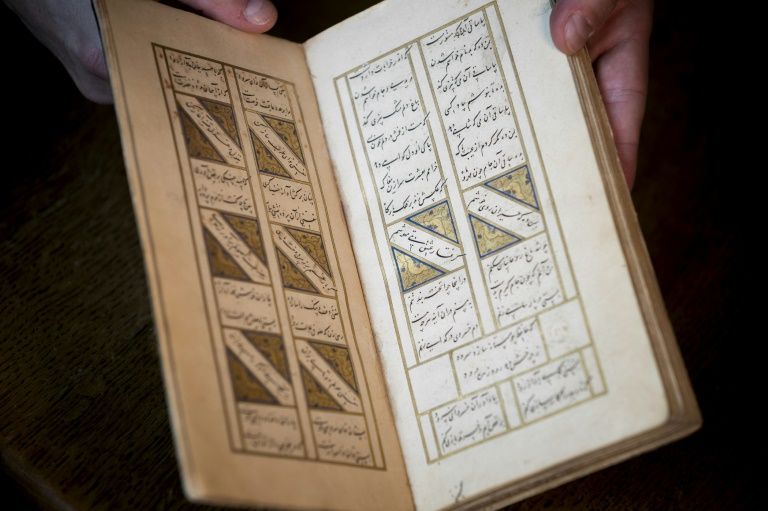The manuscript dates from 1462 to 1463. PHOTO: AFP