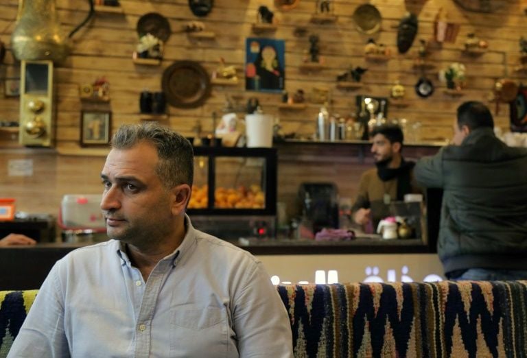 With persistence and charm, refugee and cafe owner Abdussamad Abdulqadir gradually converted his neighbours to drinking bitter, Syrian-style coffee. PHOTO: AFP