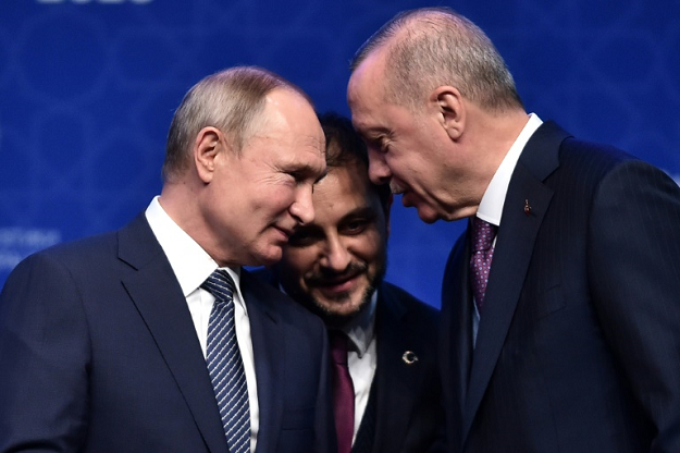 Russian President Vladimir Putin and Turkish President Recep Tayyip Erdogan both voiced concern about the situation according to the Kremlin. PHOTO: AFP