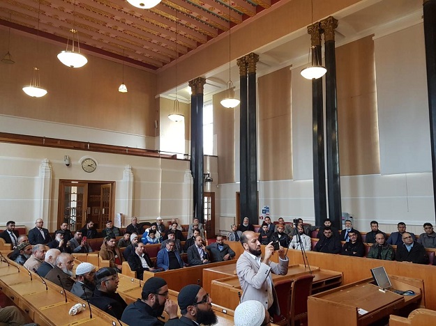 Conference organised by the British Kashmir Movement in Dudley Council Chamber. PHOTO: EXPRESS