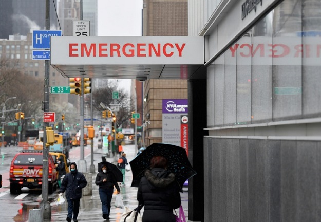 Millions of residents have been ordered to stay at home in New York and all non-essential businesses have been shut and schools closed 