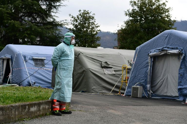 On Thursday Italian media reported that in the northern town of Bergamo alone around 50 doctors had tested positive for the virus. PHOTO: AFP