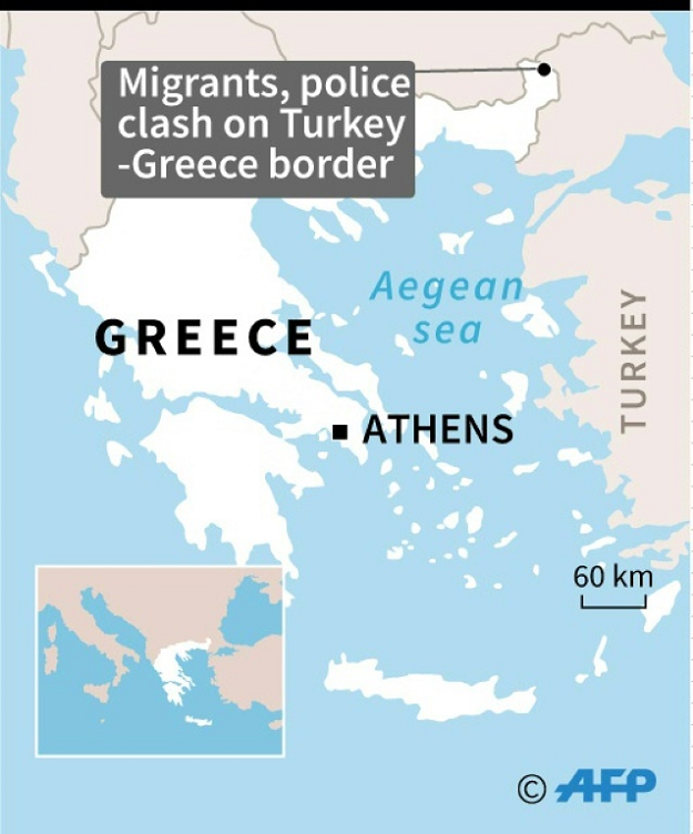 Greece-Turkey. PHOTO: AFP 