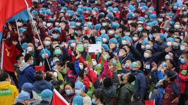 Xi's unannounced visit comes as unprecedented quarantine measures that have sealed off Wuhan and the rest of central Hubei province since late January appear to have paid off, with new infections dropping dramatically in recent weeks. PHOTO: AFP