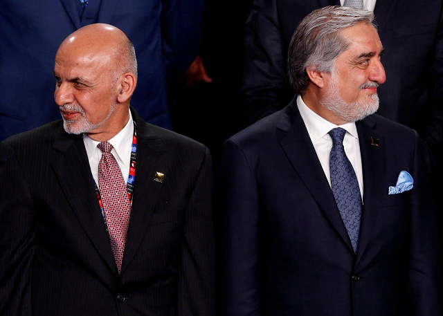 ghani s rival endorses official team for taliban talks