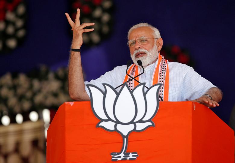 A Reuters image of Narendra Modi.
