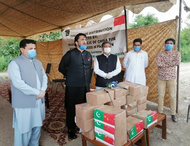 Minister for SAFRON and Narcotics Control Shehryar Khan Afridi says UNHCR plans to distribute Rs12,000 to each family among 100,000 families in the second phase. PHOTO: EXPRESS