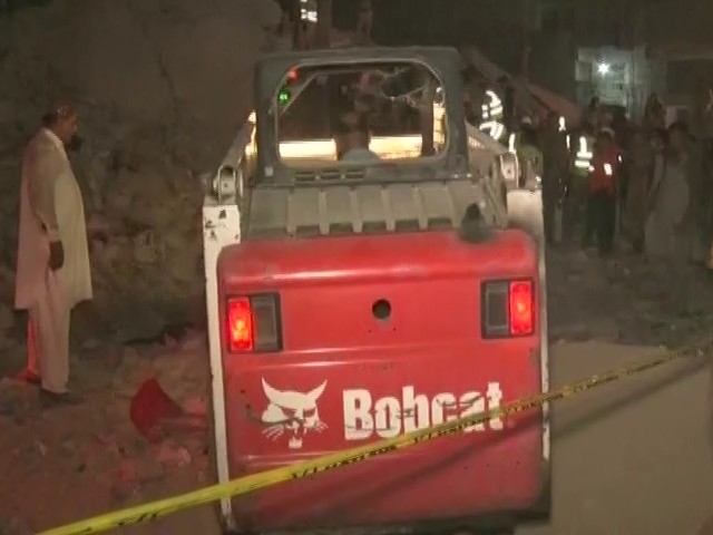 Machinery required to clear the debris, too, couldnât easily be brought to the site of the incident due to the localityâs narrow streets. PHOTO: EXPRESS